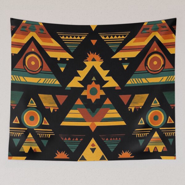 Item preview, Ancient Nubia Geometric Pattern - African Heritage Design designed and sold by Myra365Art.
