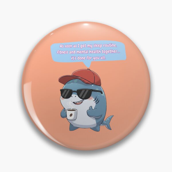 Item preview, Glow Up Chibi Shark designed and sold by Nature's Chibis.