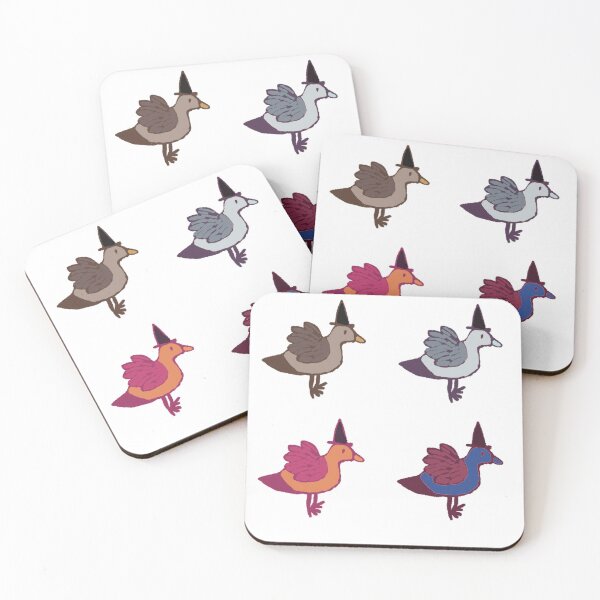 Item preview, Halloween ducks dressed up as witches designed and sold by CottageComfortsShoppe.