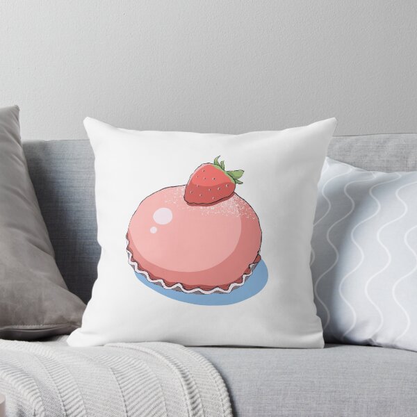 Item preview, Kawaii Strawberry Daifuku Mochi - Japanese Dessert Food Art designed and sold by morimist.