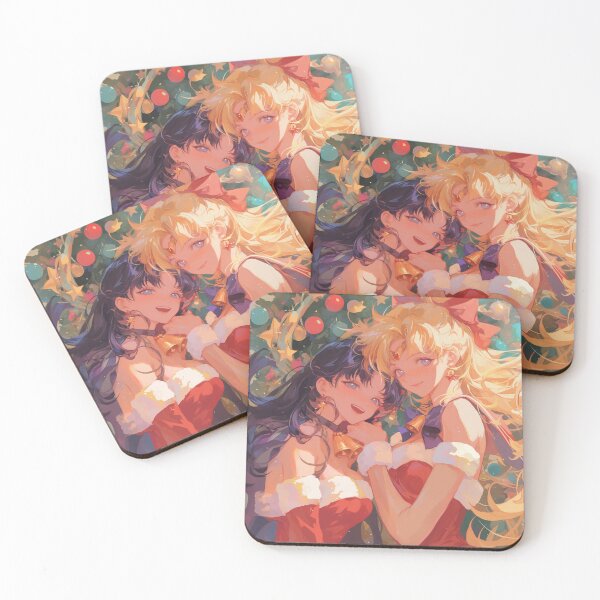 Item preview, Sailor Mars and Sailor Venus Christmas designed and sold by Solace Sparkles.