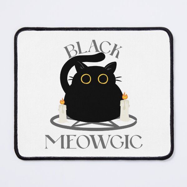 Item preview, Black Meowgic Cat designed and sold by yalcoholic.