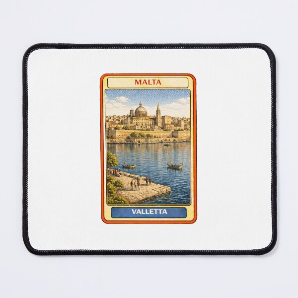 Item preview, Vintage Valletta Malta Harbor Travel Poster designed and sold by CLOUTKULT.