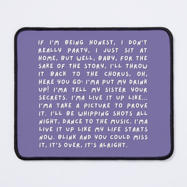 Item preview, Silver Jubilee Lyrics - Audrey Hobert designed and sold by whygracie.