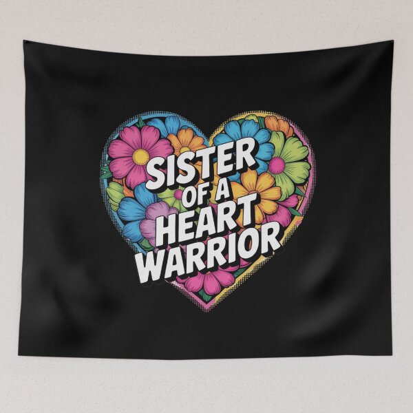 Item preview, Sister Of A Heart Warrior Classic T-shirt designed and sold by PaulaArtworks.