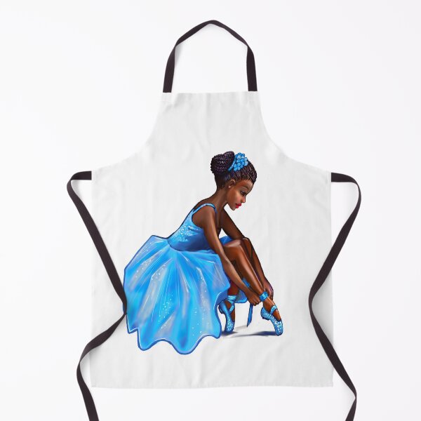 Item preview, Top 10 Best gifts for Dancers and dance teachers. Ballet Black ballerina with Afro hair Braids lacing pointe shoes - brown ballerina. designed and sold by Artonmytee.