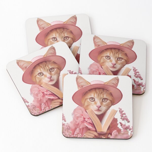 Item preview, Funny Bookish Cat designed and sold by bubblyrainbow.