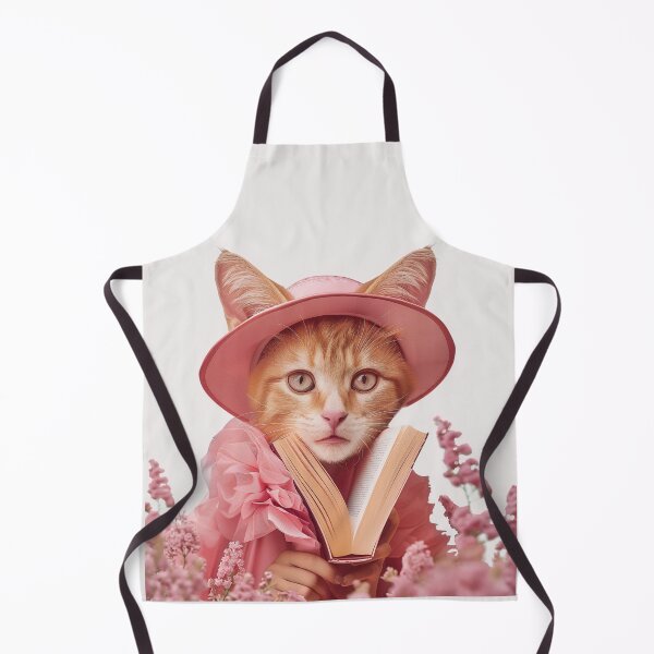 Item preview, Funny Bookish Cat designed and sold by bubblyrainbow.