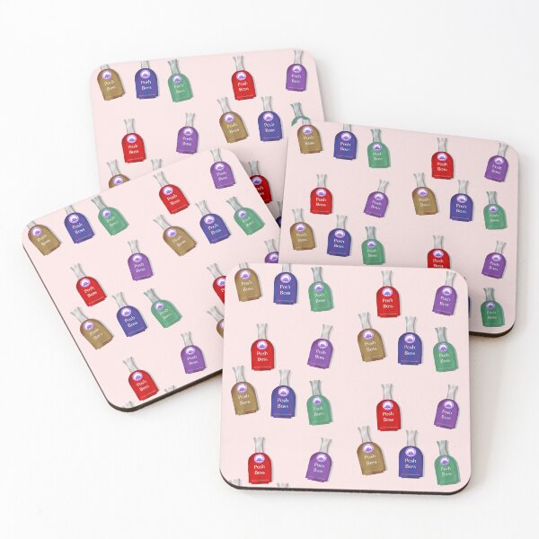 Item preview, Posh Boss Nail Polish Illustration Stickers Prints Posters Wall Art Magnet Home Coffee Cup Decoration TShirt Stationary Notebook Magnet Hat Kitchen Work School Office Redbubble Shop designed and sold by Saritas Boutique Shop.