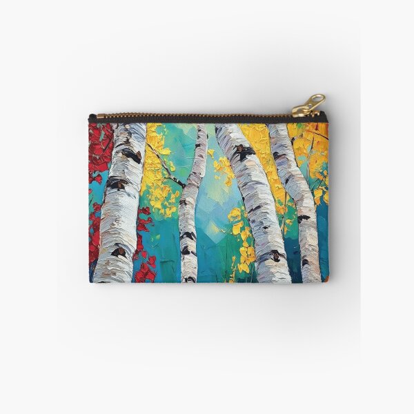 Item preview, Aspen Reflections  Textured Forest Abstract Landscape designed and sold by Rocky Mountain Artistry.