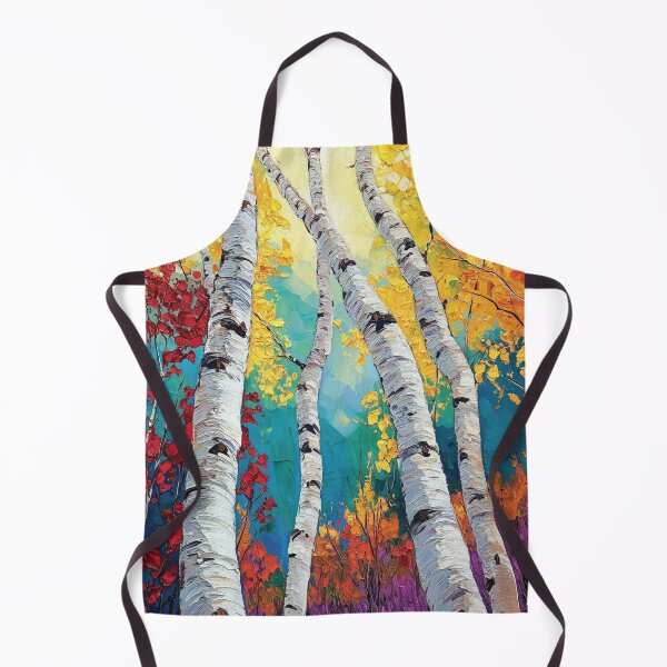 Item preview, Aspen Reflections Textured Forest Abstract Landscape designed and sold by Rocky Mountain Artistry.