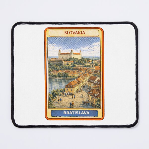Item preview, Vintage Bratislava Poster – Retro Slovakia Travel designed and sold by CLOUTKULT.