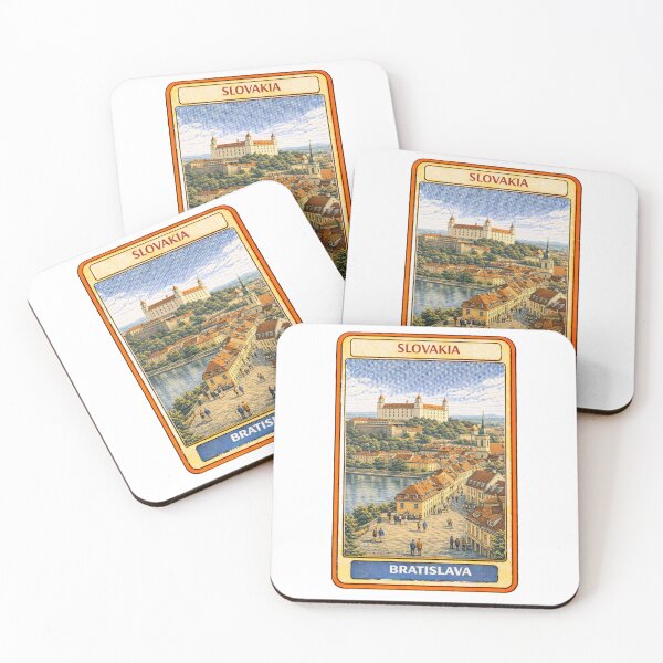 Item preview, Vintage Bratislava Poster – Retro Slovakia Travel designed and sold by CLOUTKULT.