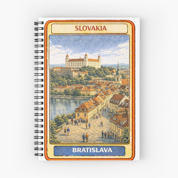 Item preview, Vintage Bratislava Poster – Retro Slovakia Travel designed and sold by CLOUTKULT.
