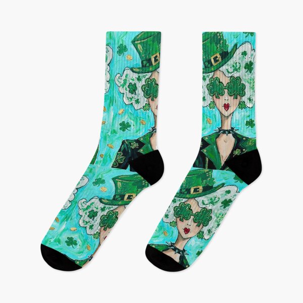 Item preview, Punk Leprechaun St Patty's Day Sticker Shamrock Sunglasses Green designed and sold by  Ojo de Lilith.