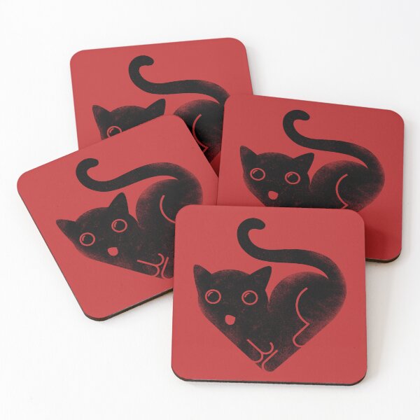 Item preview, Cat Love - Heart Shaped designed and sold by therocketman.
