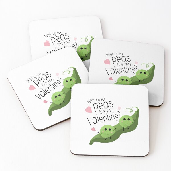 Item preview, Peas be my Valentine designed and sold by Willow & Grace Designs.
