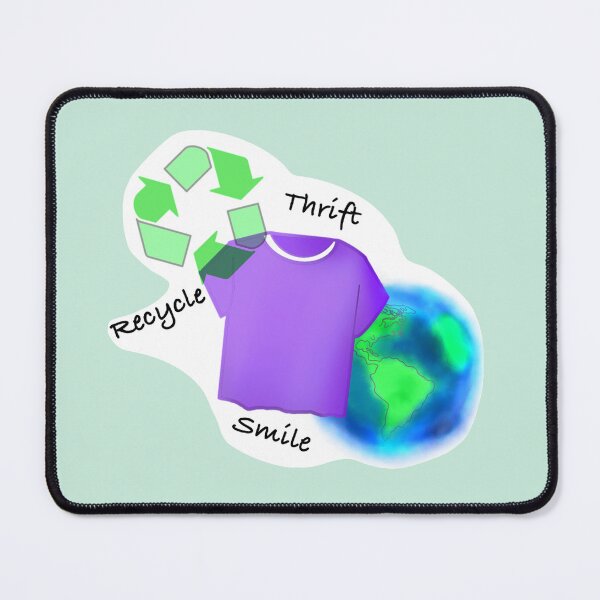 Item preview, Recycle Thrift Smile Reseller Small Business Stickers Prints Posters Wall Art Magnet Home Coffee Cup Decoration TShirt Stationary Notebook Magnet Hat Kitchen Work School Office Redbubble Shop designed and sold by Saritas Boutique Shop.