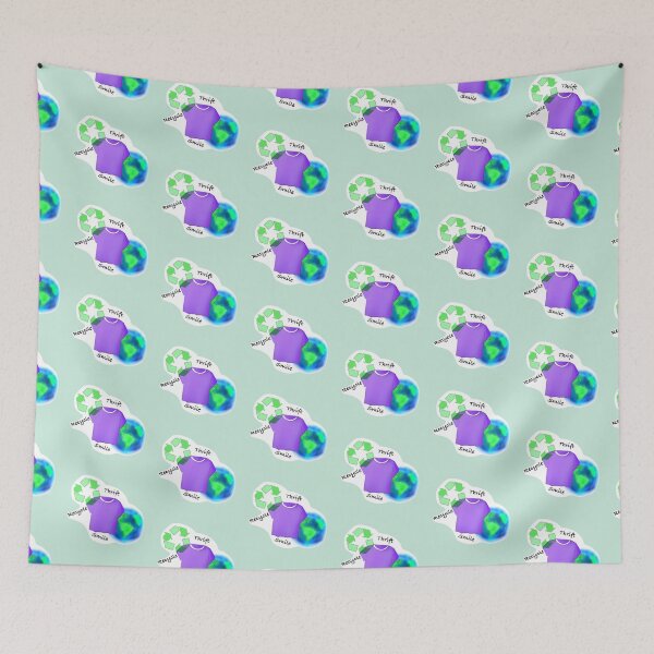 Item preview, Recycle Thrift Smile Reseller Small Business Stickers Prints Posters Wall Art Magnet Home Coffee Cup Decoration TShirt Stationary Notebook Magnet Hat Kitchen Work School Office Redbubble Shop designed and sold by Saritas Boutique Shop.