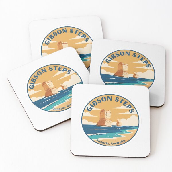 Item preview, Gibson Steps, VIC – Vintage Australian Travel Badge Sticker designed and sold by Random Designs.