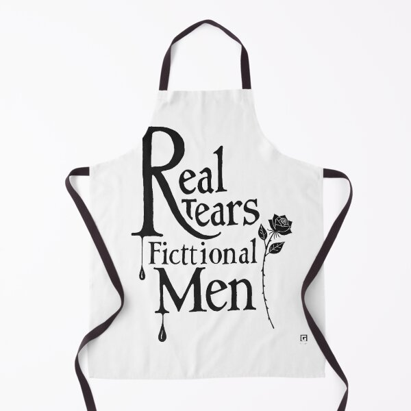 Item preview, Real Tears for Fictional Men – Dark Romance Book Lover Gothic Design designed and sold by FeelFreeStore.