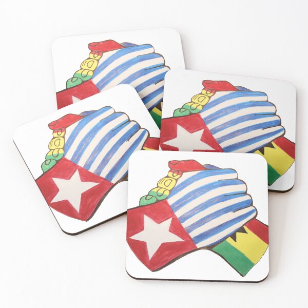 Item preview, Free West Papua - West Papua & Ghana hands designed and sold by Megan Bliss.