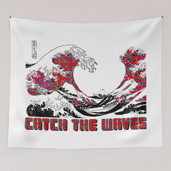 Item preview, Great Wave of Surf - Union Jack  designed and sold by KateVanFloofno1.