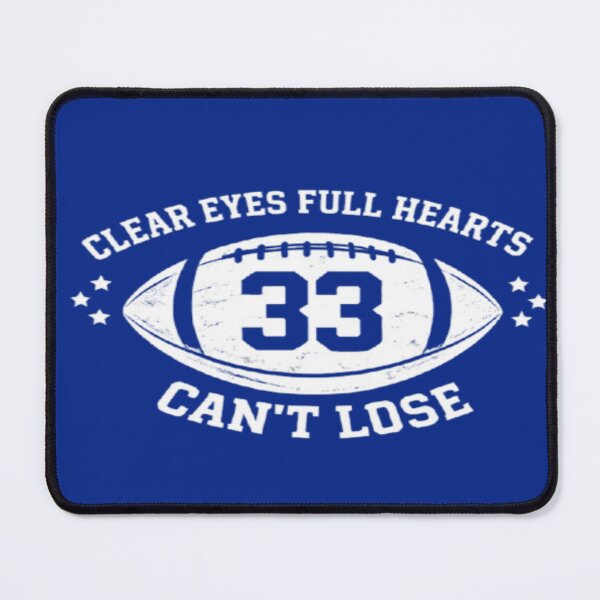 Item preview, Clear Eyes Full Hearts Can’t Lose – Football 33 White designed and sold by ALIOOMEKK75.