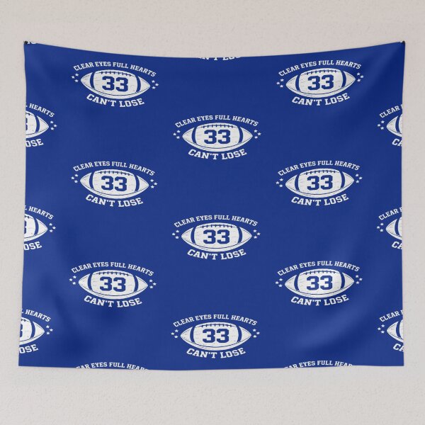 Item preview, Clear Eyes Full Hearts Can’t Lose – Football 33 White designed and sold by ALIOOMEKK75.