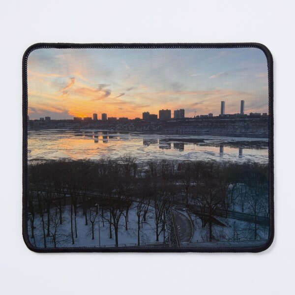 Item preview, Frosty Hudson River with Fort Lee View designed and sold by ZeroTechnique.