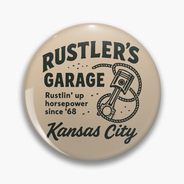 Item preview, Rustler’s Garage – Kansas City Edition designed and sold by Automotive Art by Greg.