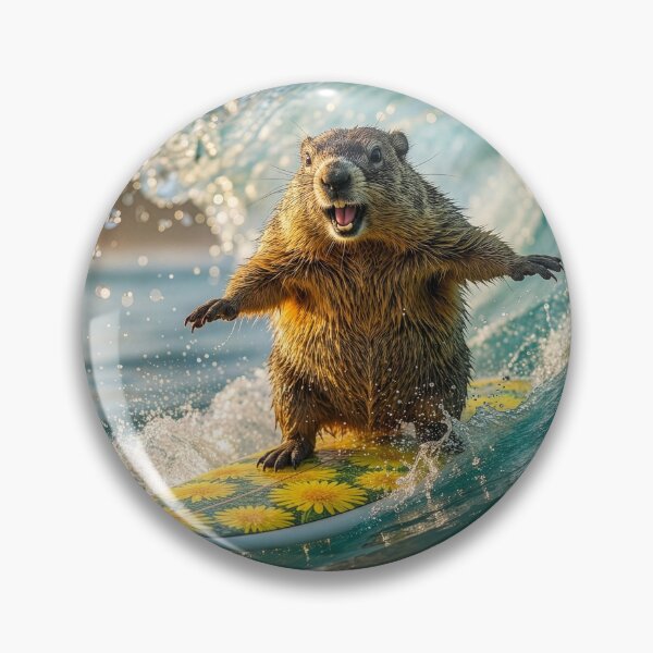 Item preview, Surfin' Groundhog designed and sold by Tridentulus.