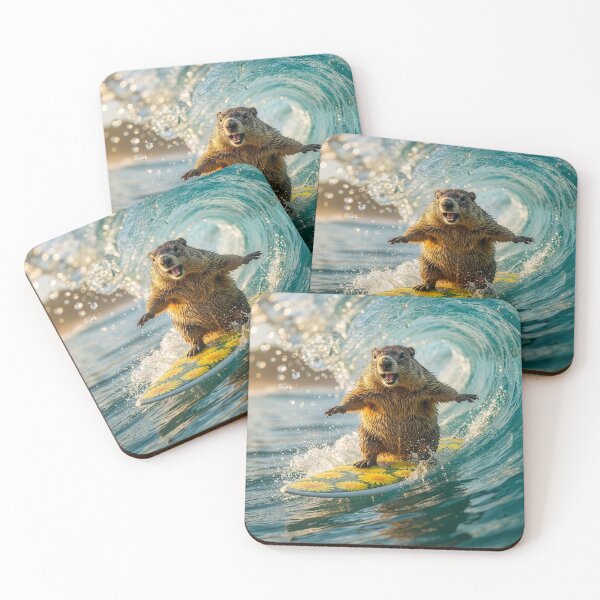 Item preview, Surfin' Groundhog designed and sold by Tridentulus.