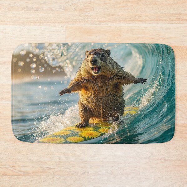 Item preview, Surfin' Groundhog designed and sold by Tridentulus.