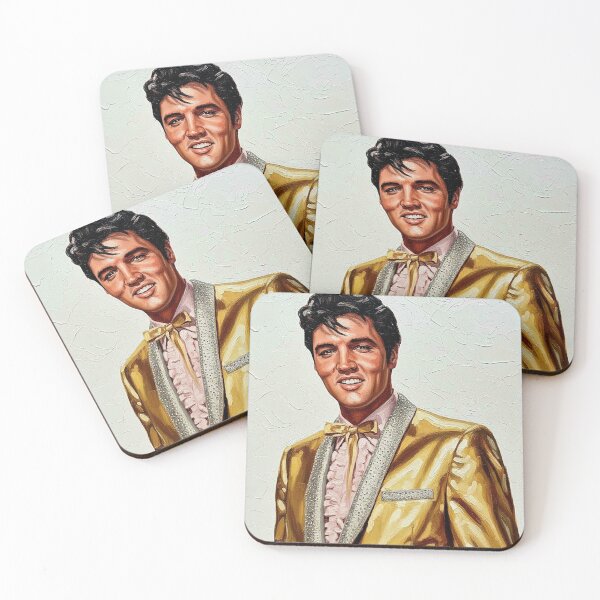 Item preview, Golden Royalty: The King of Rock & Roll Portrait designed and sold by Art's Diner.