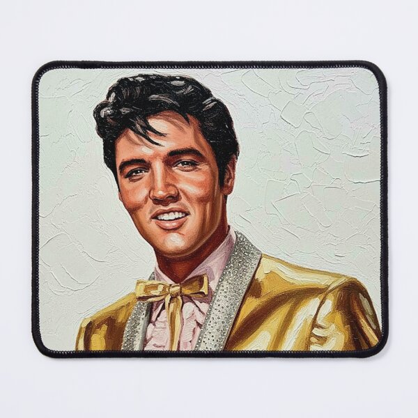 Item preview, Golden Royalty: The King of Rock & Roll Portrait designed and sold by Art's Diner.