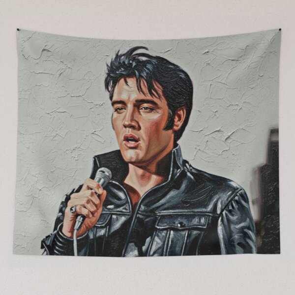 Item preview, The King’s Comeback: Iconic Leather Performance Art designed and sold by Art's Diner.