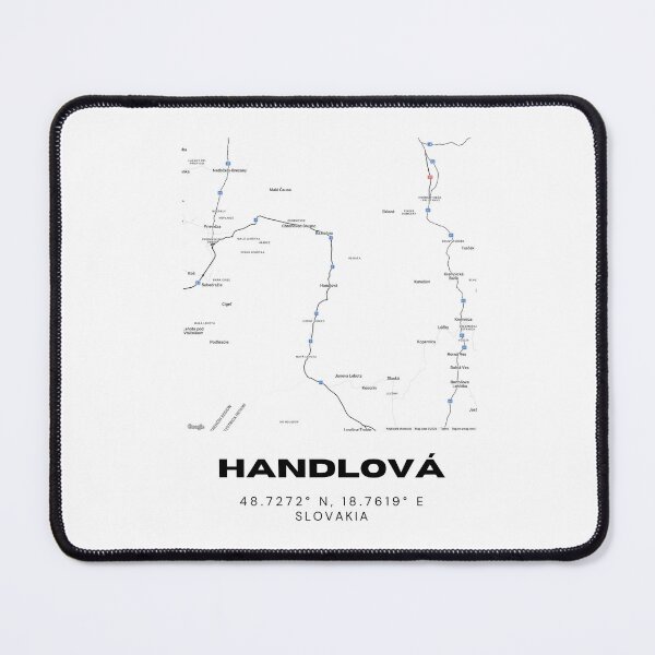 Item preview, Handlová City Map – Minimal Street Map of Handlová, Slovakia designed and sold by RM-Journey.