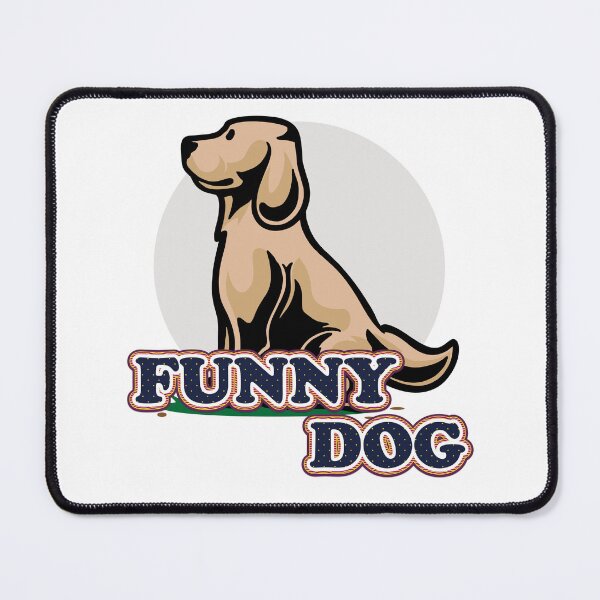 Item preview, funny dog -An illustration of a dog that's overflowing with cuteness- designed and sold by LOVEARTDESIGN.