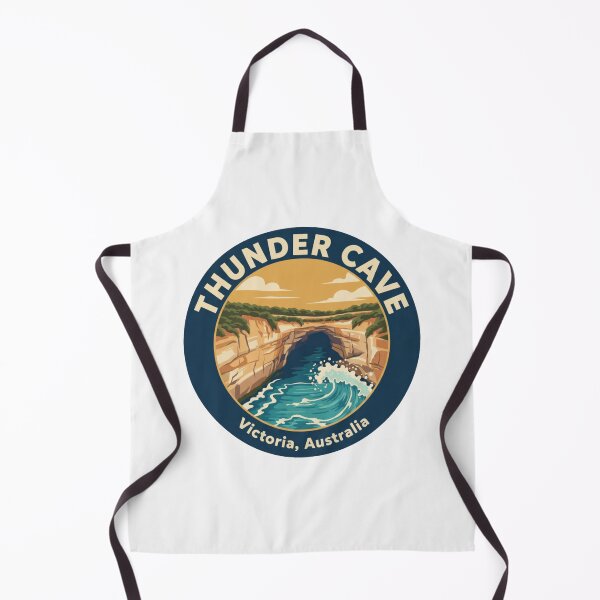 Item preview, Thunder Cave, VIC – Vintage Australian Travel Badge Sticker designed and sold by Random Designs.