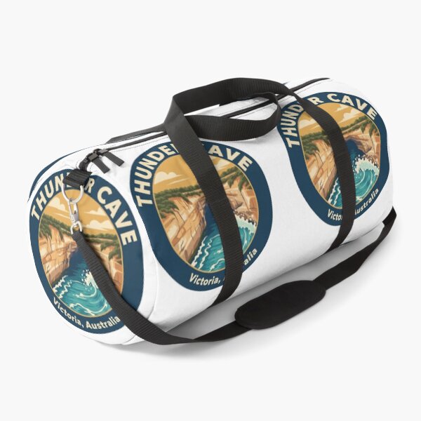 Item preview, Thunder Cave, VIC – Vintage Australian Travel Badge Sticker designed and sold by Random Designs.