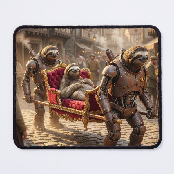 Item preview, Sloth Borne Along on Litter designed and sold by Tridentulus.