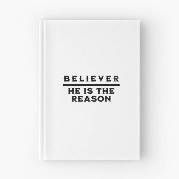 Item preview, Believer - He Is The Reason - Easter Christian T-Shirt + other products - White Text Edition designed and sold by RMD-Design.