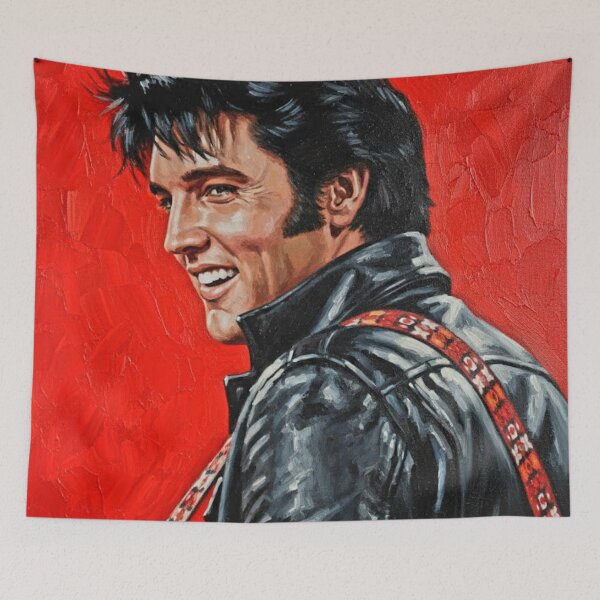 Item preview, King of Hearts: Vibrant Rock & Roll Legend Art designed and sold by Art's Diner.