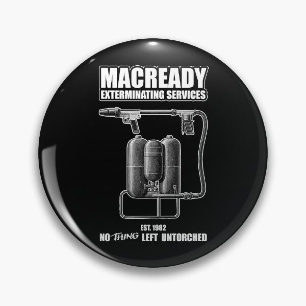 Item preview, The Thing Macready Flamethrower Exterminating designed and sold by Power Up Prints.