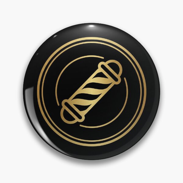 Item preview, Luxury Barber Pole Emblem for Hairdressers designed and sold by Majnon8bp.