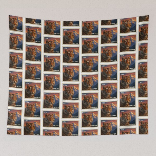 Item preview, Tiger of the Snow-Capped Mountain Stamp designed and sold by nikkolaus.