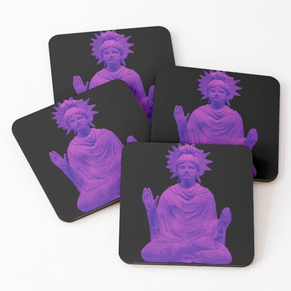 Item preview, Vibrant Sakyamuni Buddha Of Gandhara (Pakistan) on Black  designed and sold by AnimaliaStar.