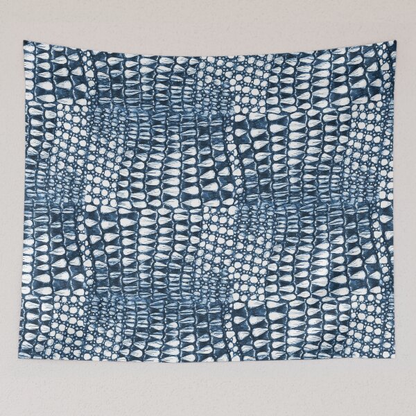 Item preview, Armadillo Skin - Indigo Blue designed and sold by Michelebuttons.