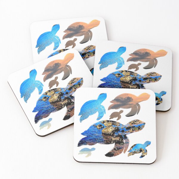 Item preview, Sea turtles and sunsets designed and sold by MoniJoy91.